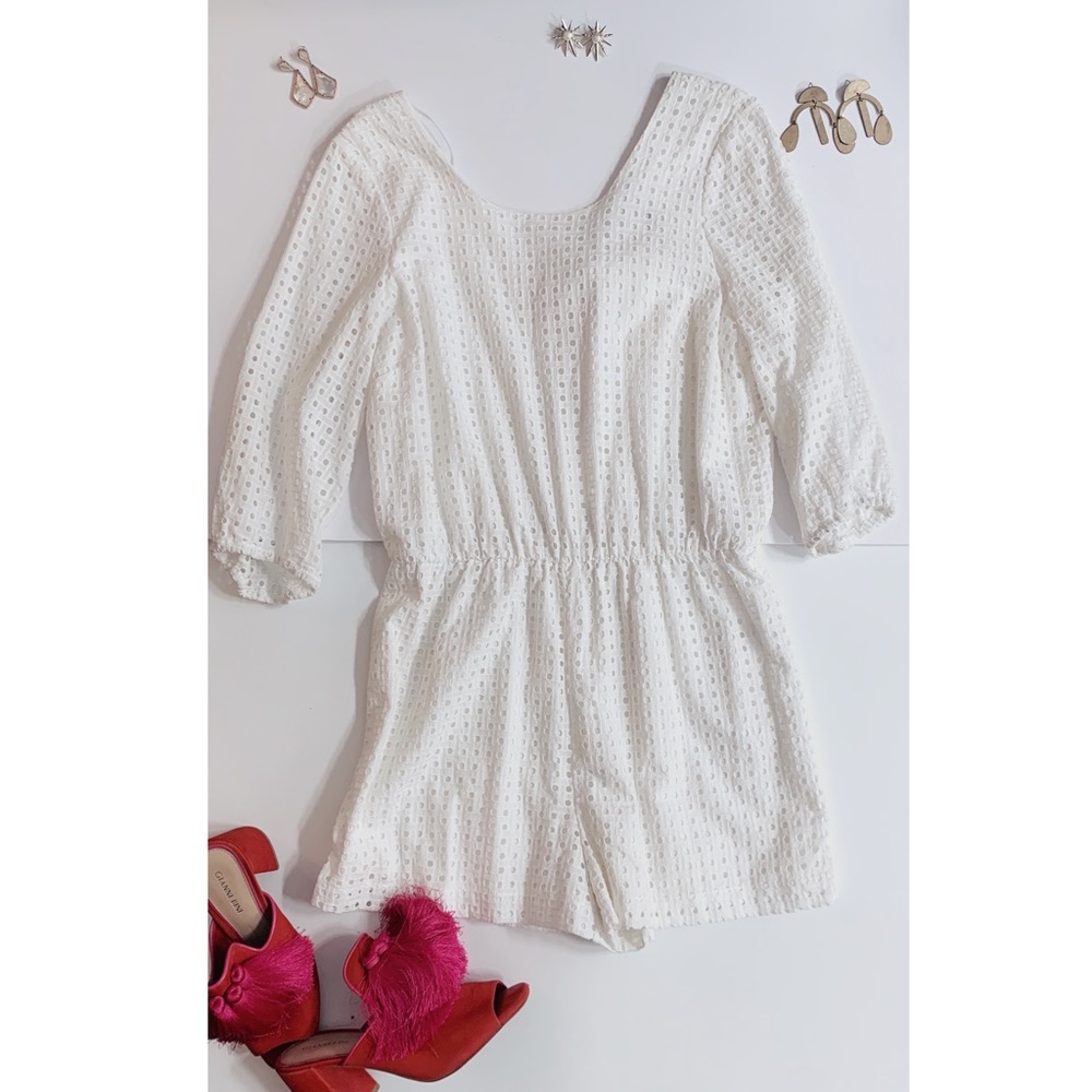 New with tags Anthropologie eyelet romper